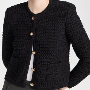 ba&sh Black Gaspard Cardigan